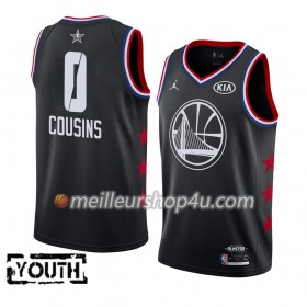 Maillot Basket Enfant Golden State Warriors DeMarcus Cousins 0 2019 All-Star Jordan Brand Noir Swingman